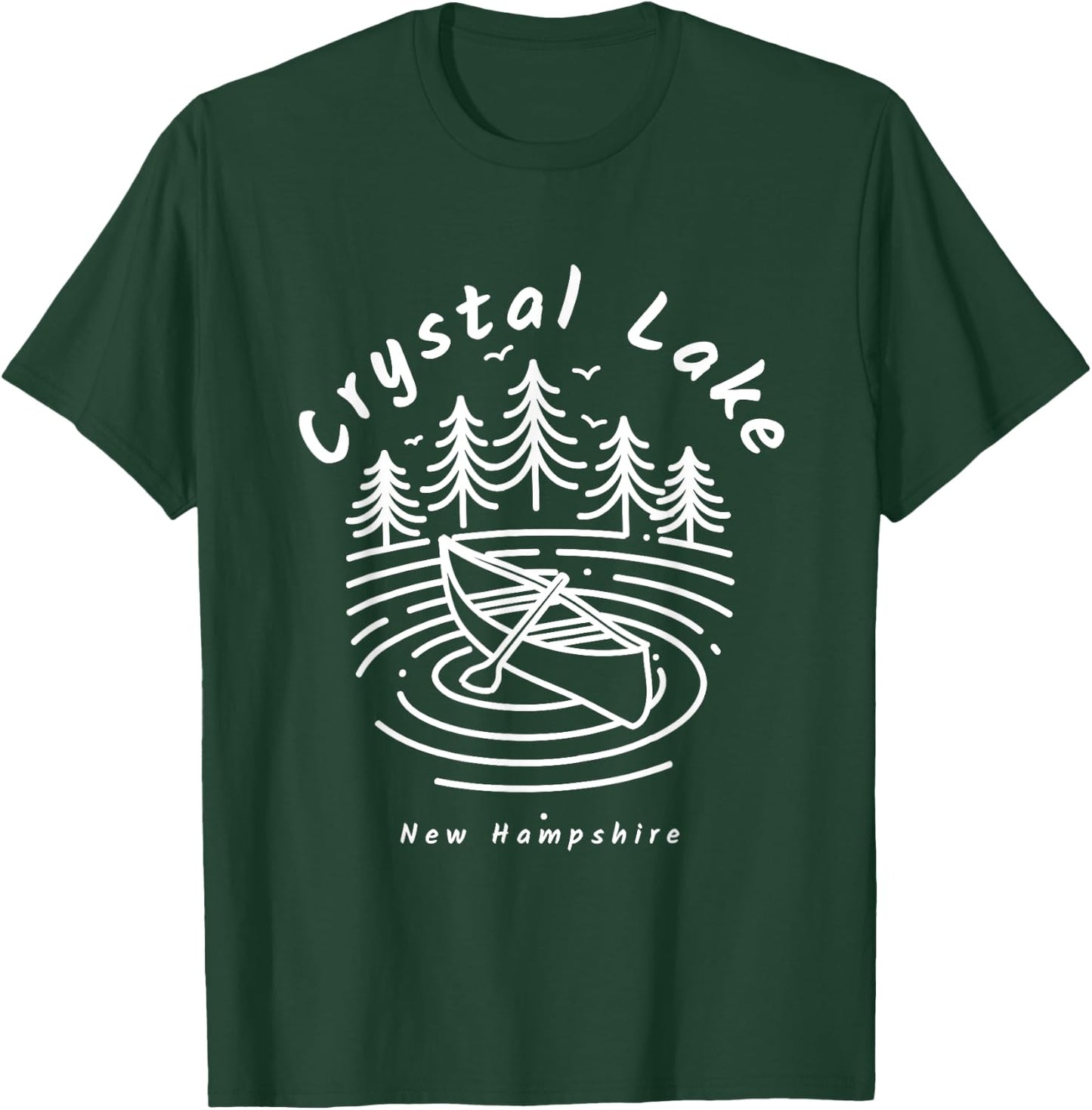 Crystal Lake New Hampshire T-Shirt - T-Shirt | Forest
