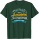 Funny Full Professor Shirt Awesome Job Occupation Graduation T-Shirt - T-Shirt | Forest