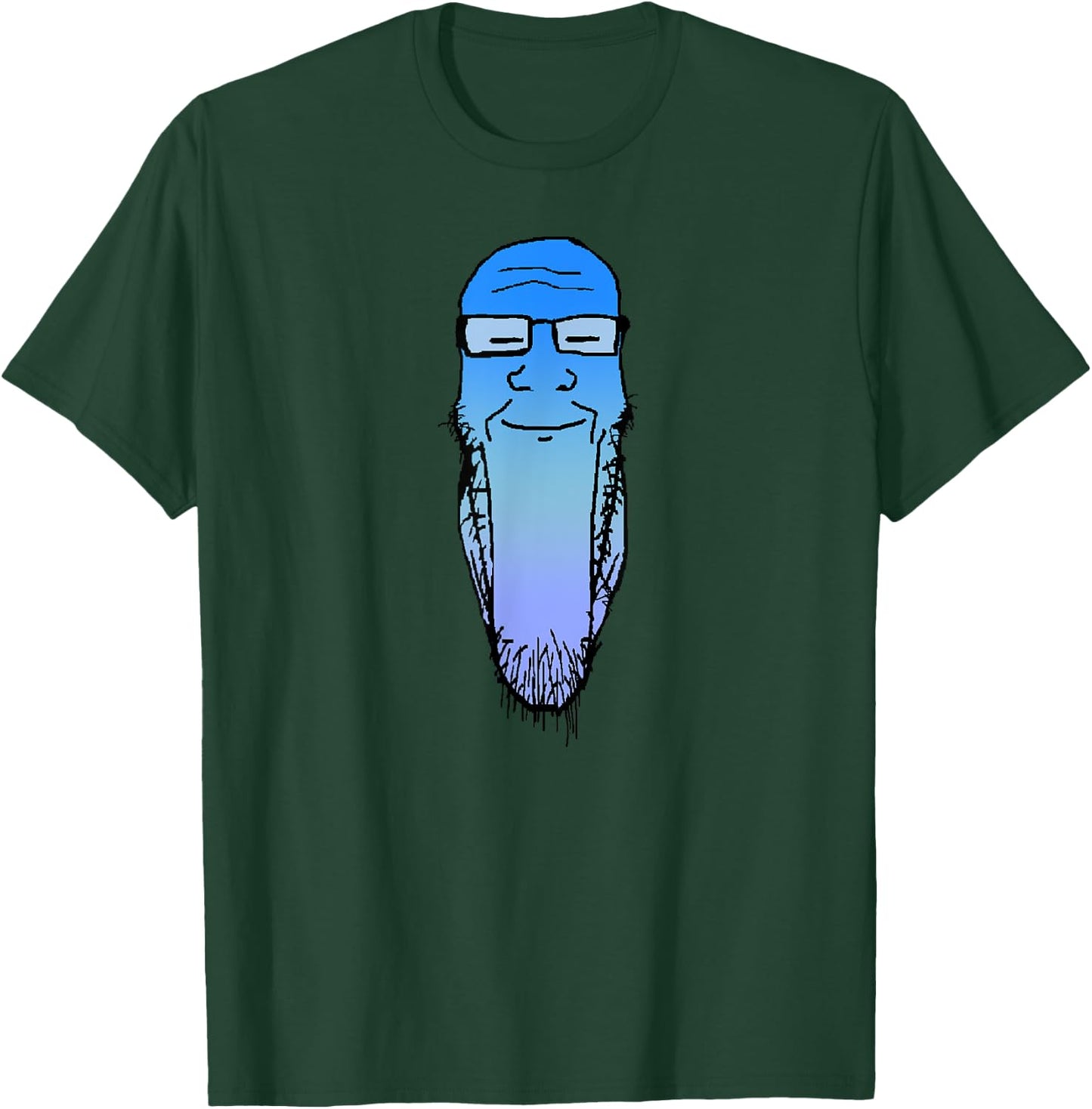 Soyjak Soy Wojak Soyboy Calm Meditation Meme Soyjack Plier T-Shirt - T-Shirt | Forest