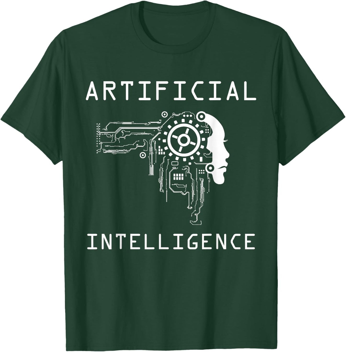 KI developer - artificial brain, artificial intelligence T-Shirt - T-Shirt | Forest
