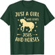 Horse Shirts Teen Girls Jesus And Horses T-Shirt - T-Shirt | Forest