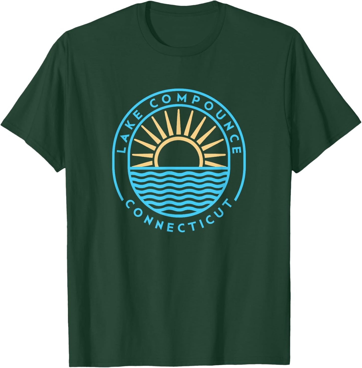 Lake Compounce Connecticut Outdoors Vintage T-Shirt - T-Shirt | Forest