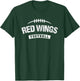 Red Wings Saint Johns Football Distressed HS T-Shirt - T-Shirt | Forest