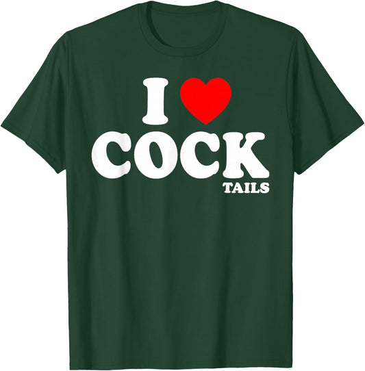 Funny I Love Cocktails I Heart Cocktails Alcohol Drinking T-Shirt - T-Shirt | Forest