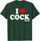 Funny I Love Cocktails I Heart Cocktails Alcohol Drinking T-Shirt - T-Shirt | Forest