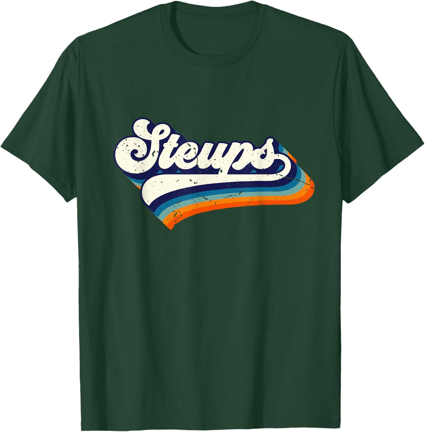 Steups Trinidad and Tobago Funny Pride Flag Retro style T-Shirt - T-Shirt | Forest