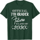 Official 7th Grader Future Class 2030 First Day 7th Grade T-Shirt - T-Shirt | Forest