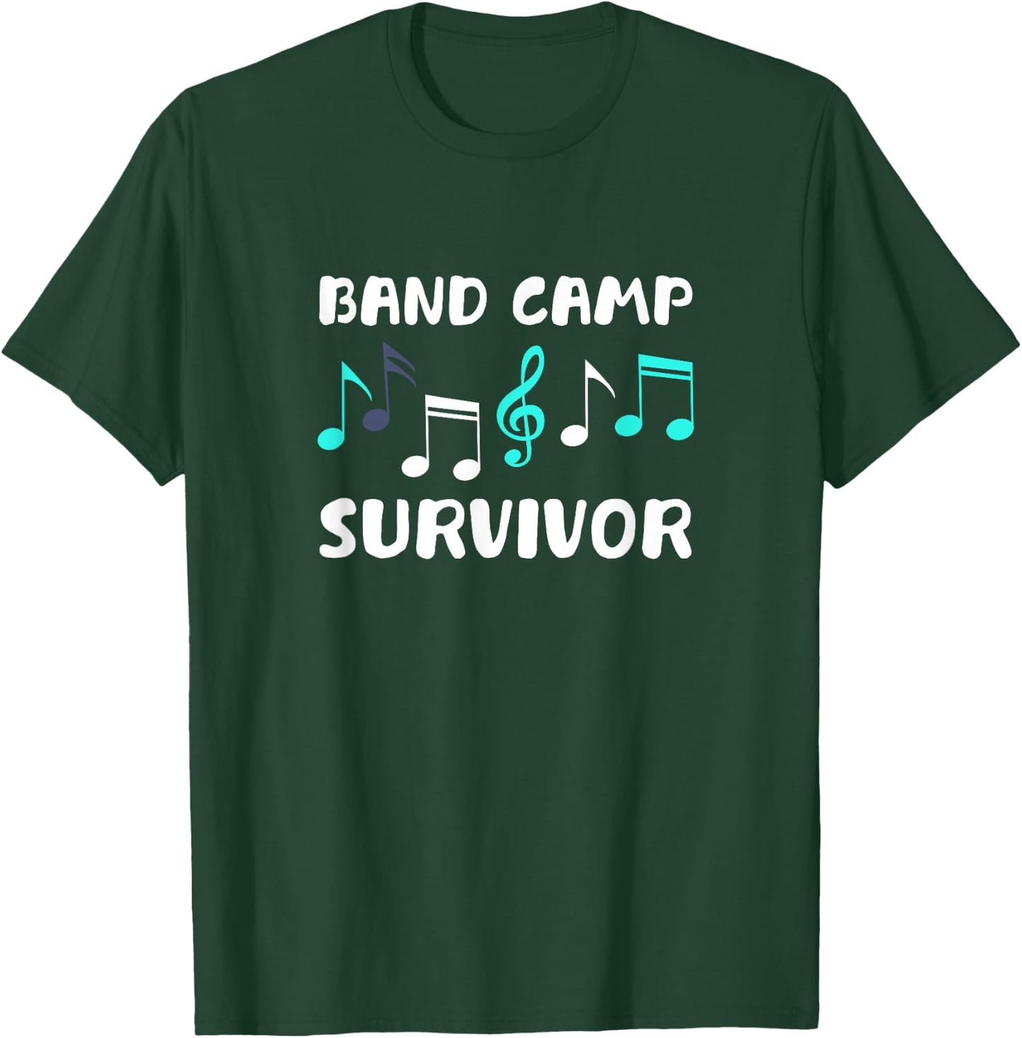 BAND CAMP SURVIVOR - Fun Marching Band Camp T-Shirt - T-Shirt | Forest