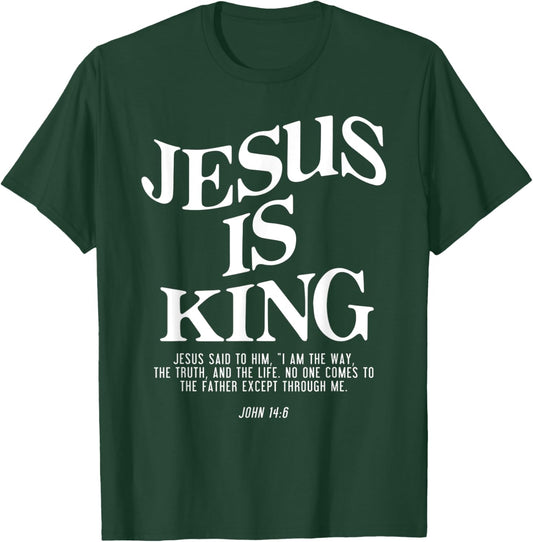 Unique Design Jesus Is King Jesus John Gifts Women T-Shirt - T-Shirt | Forest