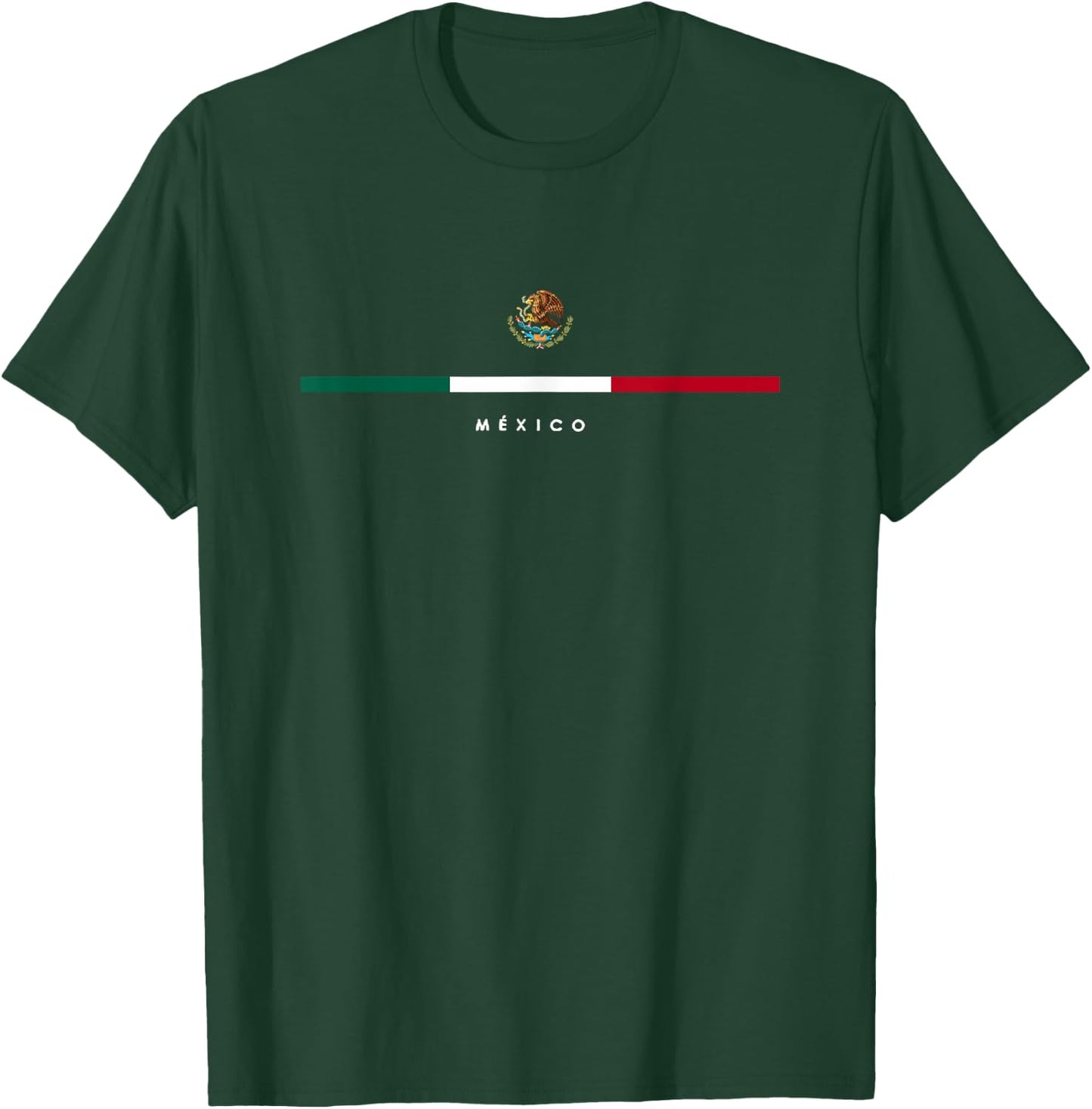 Mexico Mexican Flag Vintage Mexican Independence Day T-Shirt - T-Shirt | Forest