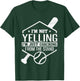 I'm Just Coaching From The Stand | Funny Baseball Dad T-Shirt - T-Shirt | Forest
