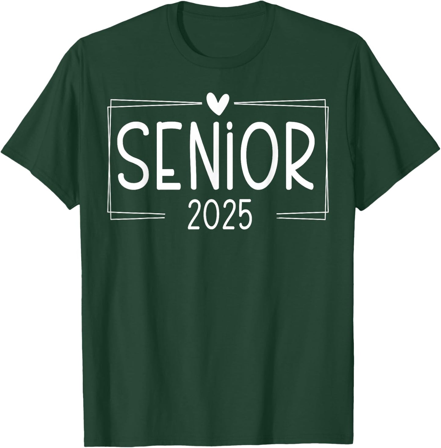 Class of 2025 Senior 25 High School Graduation T-Shirt - T-Shirt | Forest