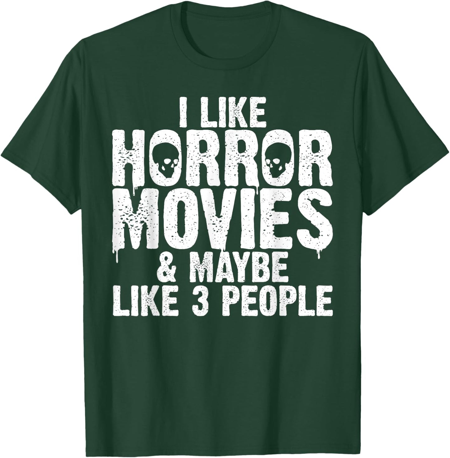 Funny Horror Movie Design Women Horror Movie Lover T-Shirt - T-Shirt | Forest