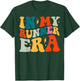 Groovy In My Runner Era Running T-Shirt - T-Shirt | Forest