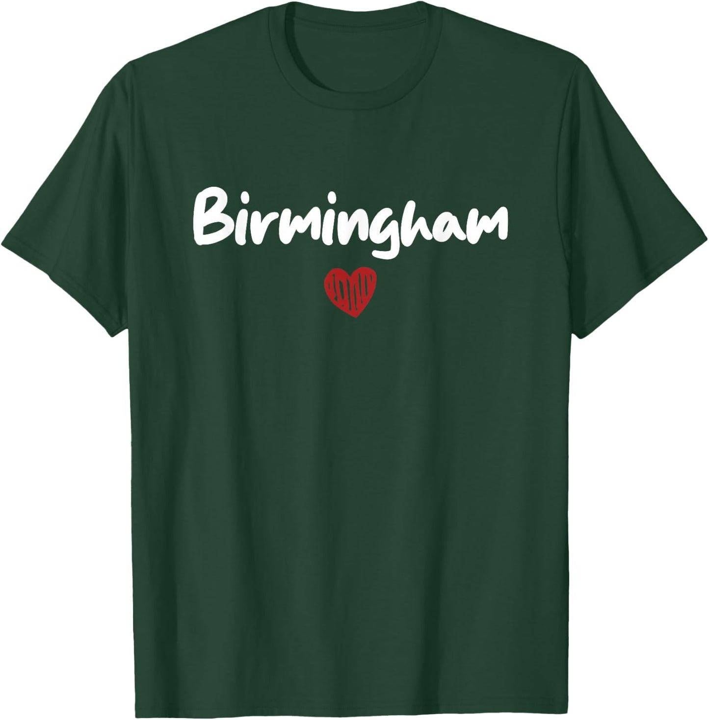 BIRMINGHAM - I Love Birmingham - Throwback Design - Classic T-Shirt - T-Shirt | Forest