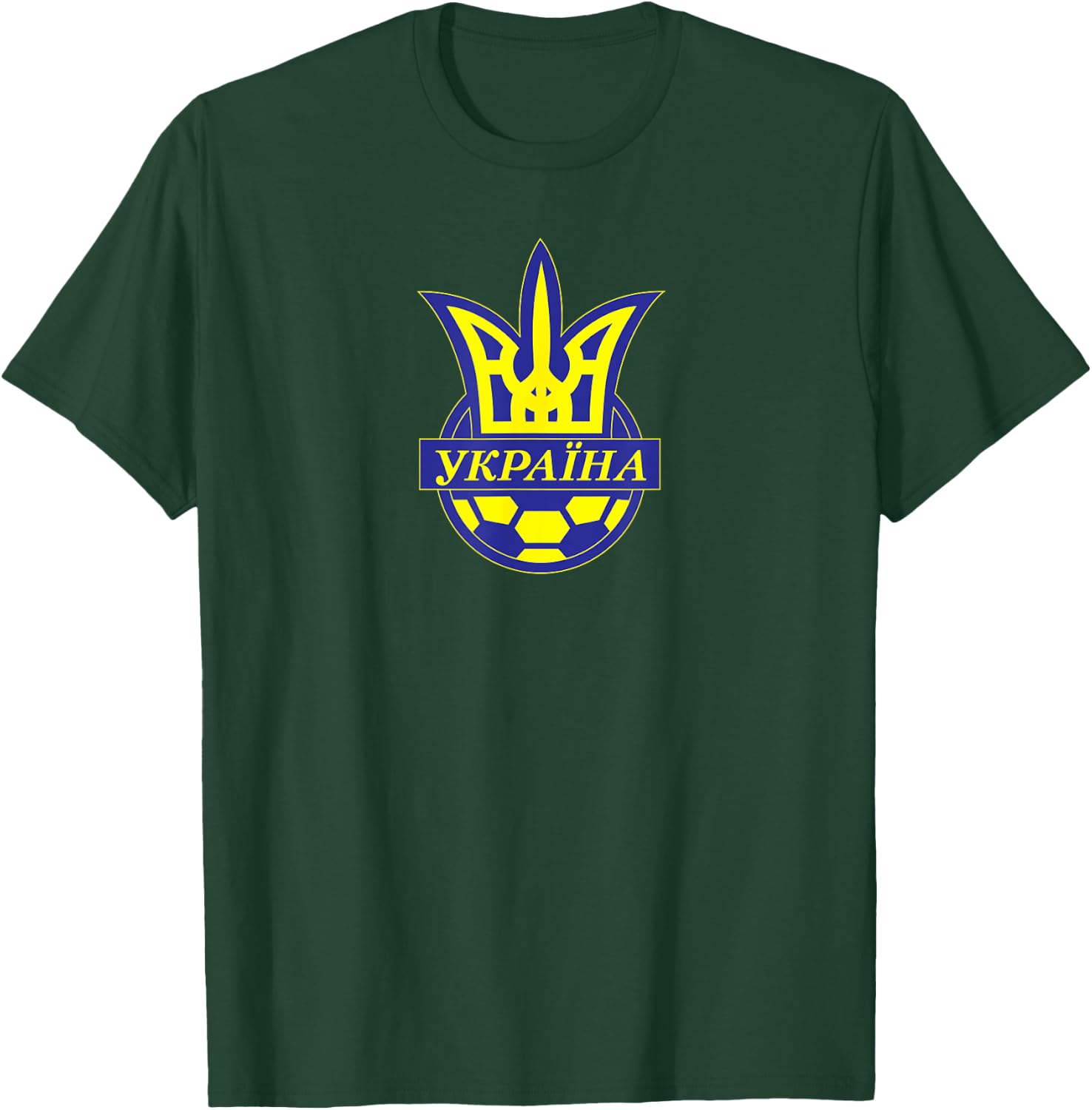 Football Federation of Ukraine Soccer T-Shirt - T-Shirt | Forest
