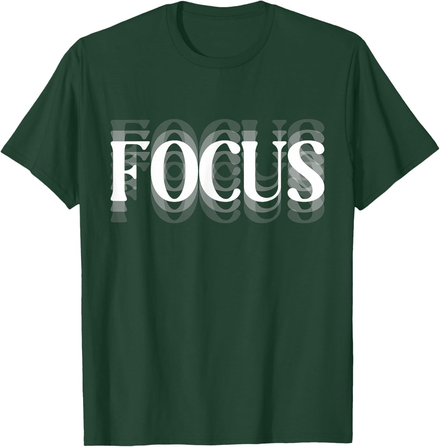 Focus Optical Illusion Trippy T-Shirt - T-Shirt | Forest