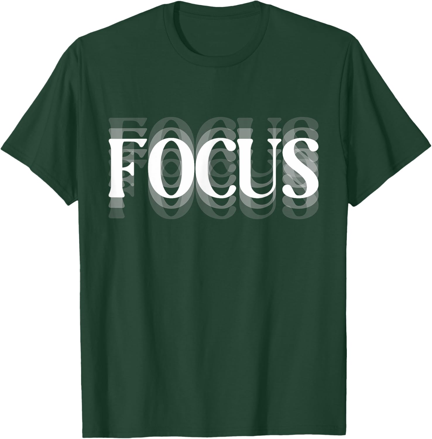 Focus Optical Illusion Trippy T-Shirt - T-Shirt | Forest