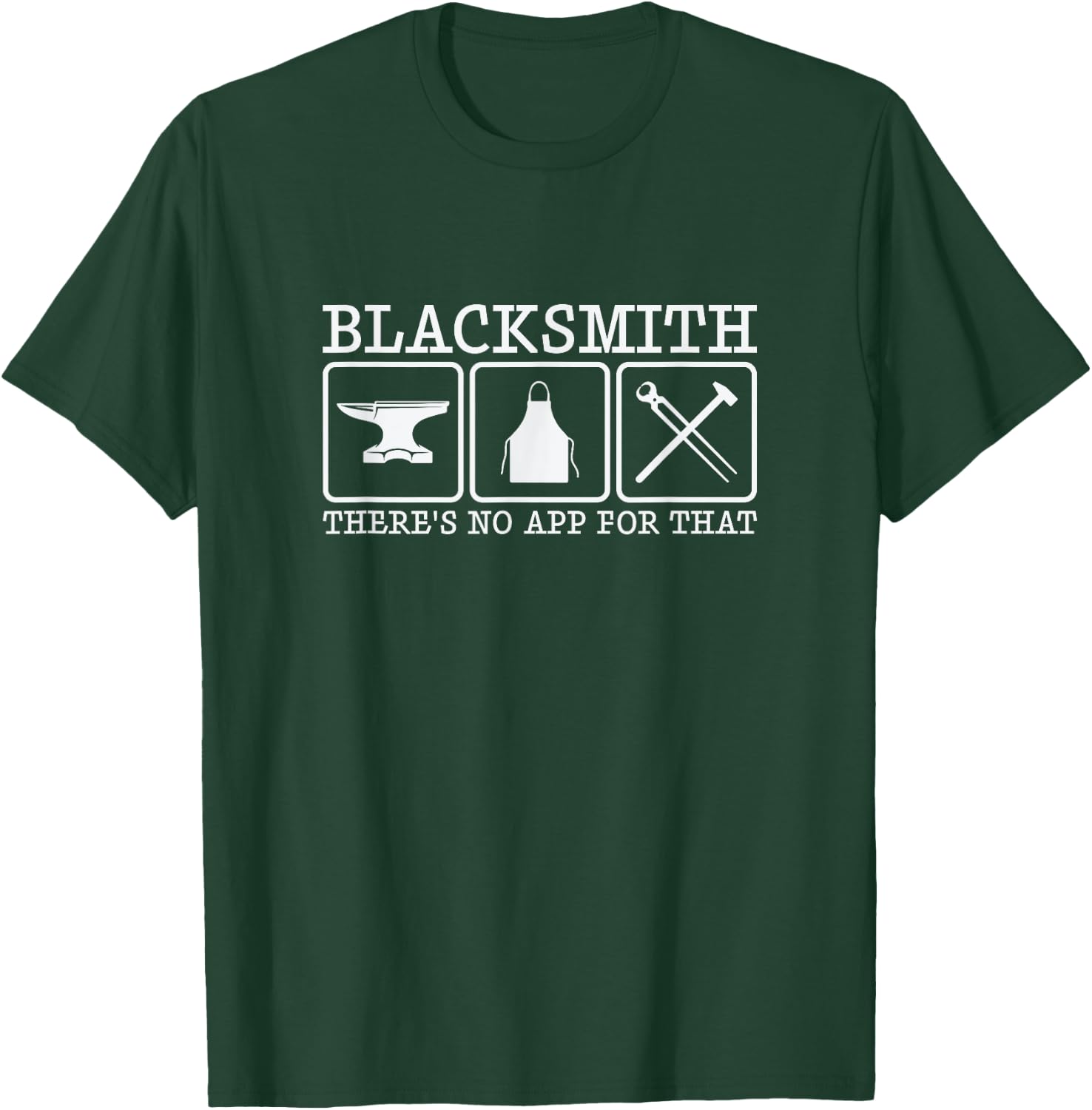 Blacksmith Metal Pounder Steel Workers Forge T-Shirt - T-Shirt | Forest