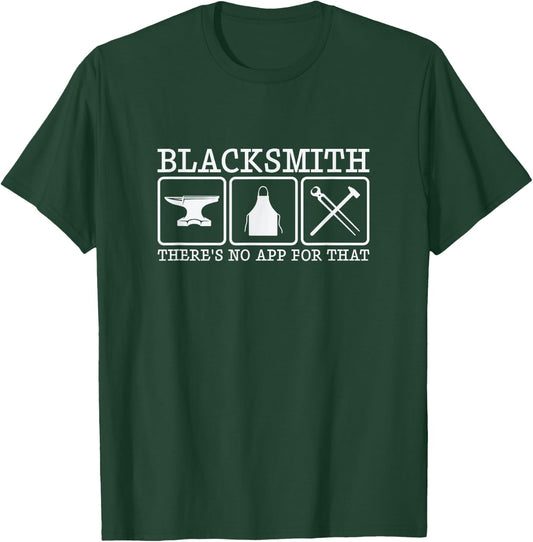 Blacksmith Metal Pounder Steel Workers Forge T-Shirt - T-Shirt | Forest