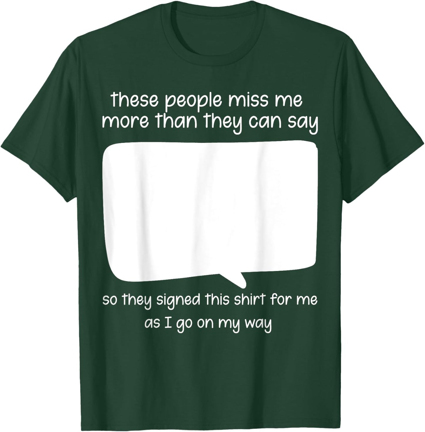 Farewell Coworker Friend Going Away Funny Coworker Leaving T-Shirt - T-Shirt | Forest