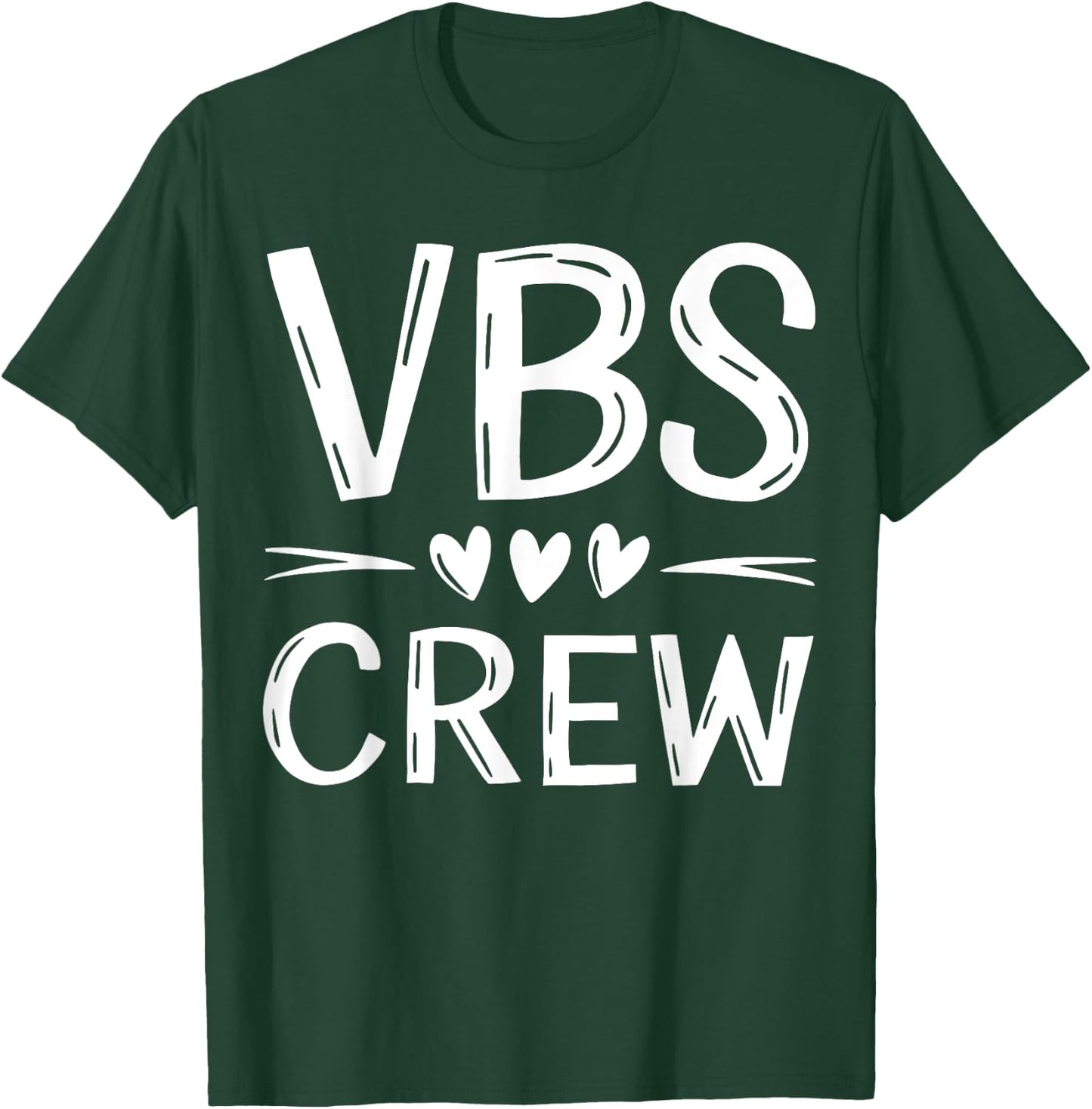 VBS Crew Faith-Based Gathering Sunday School Teacher Women Kids T-Shirt - T-Shirt | Forest