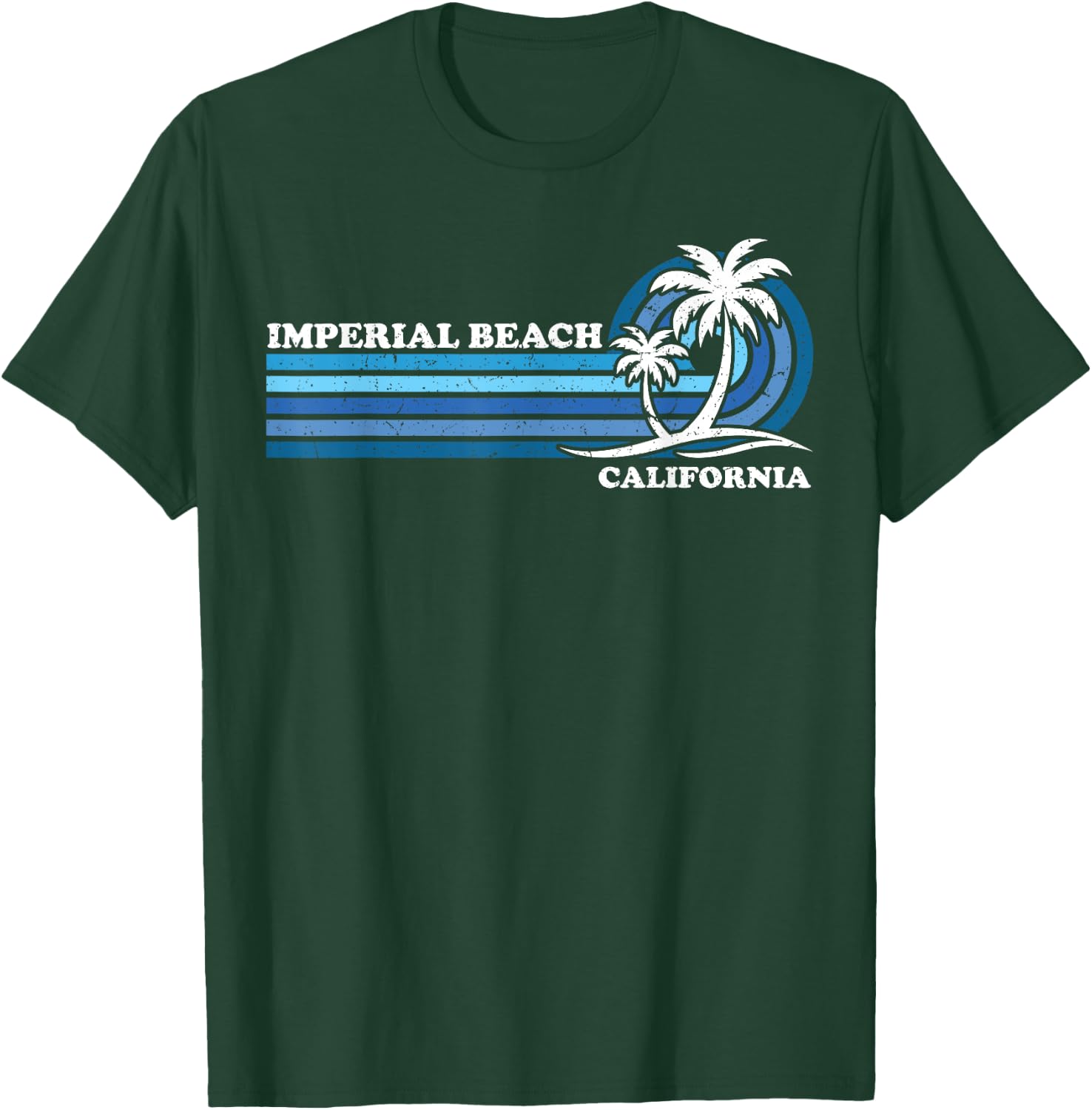 Retro Vintage Family Vacation California Imperial Beach T-Shirt - T-Shirt | Forest