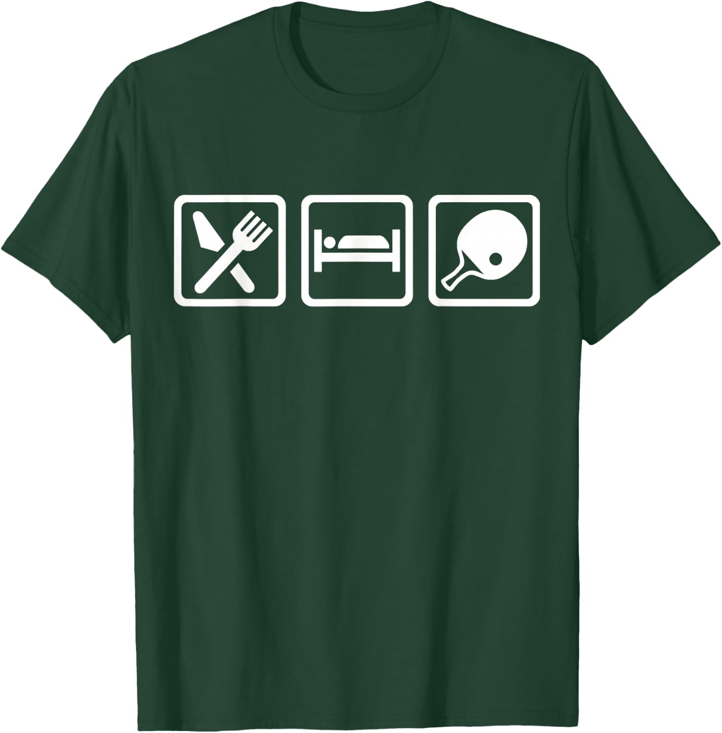 Eat Sleep ping Pong T-Shirt - T-Shirt | Forest
