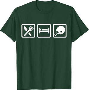 Eat Sleep ping Pong T-Shirt - T-Shirt | Forest