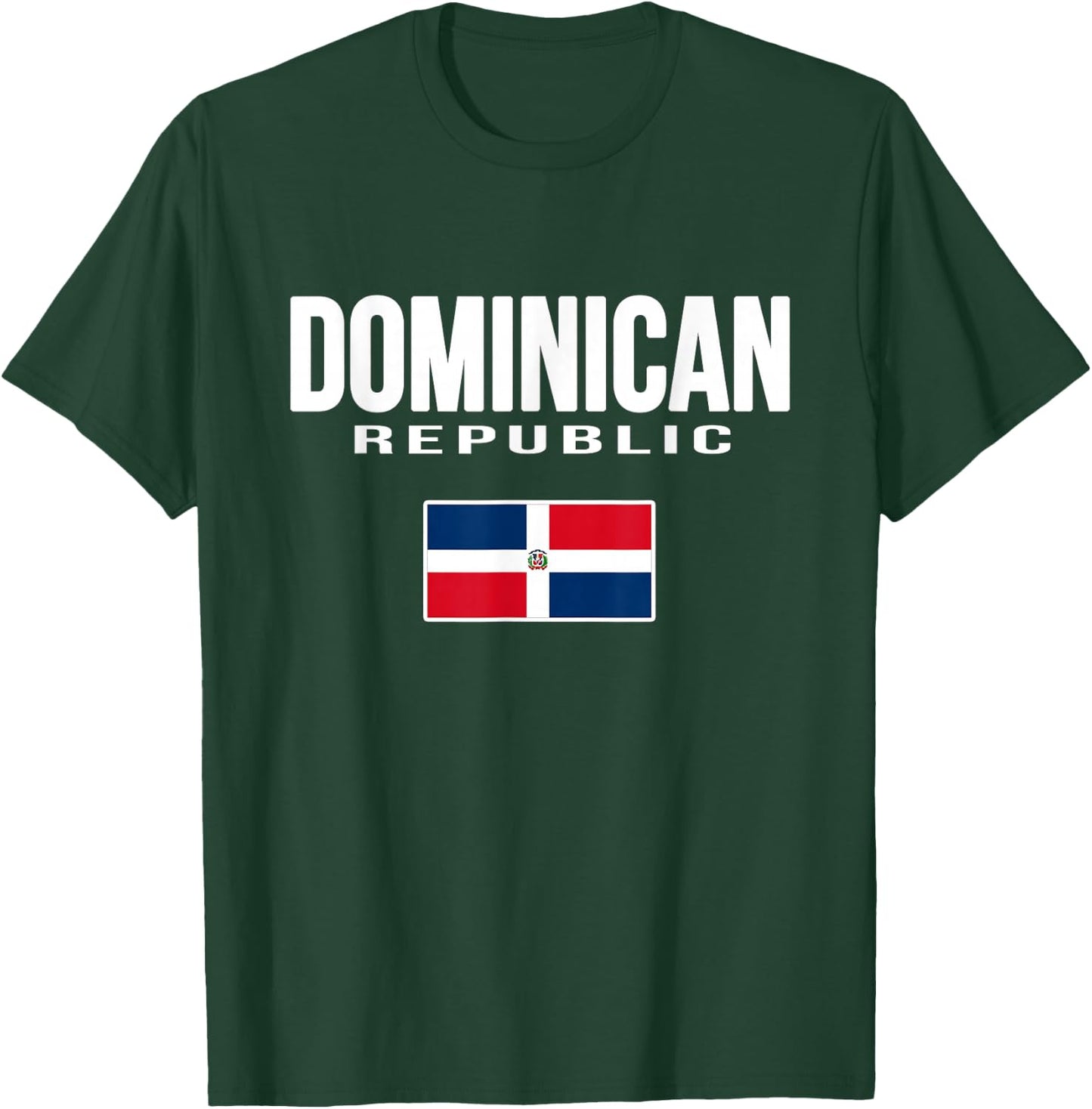 Dominican Republic Flag Republica Dominicana Souvenir T-Shirt - T-Shirt | Forest