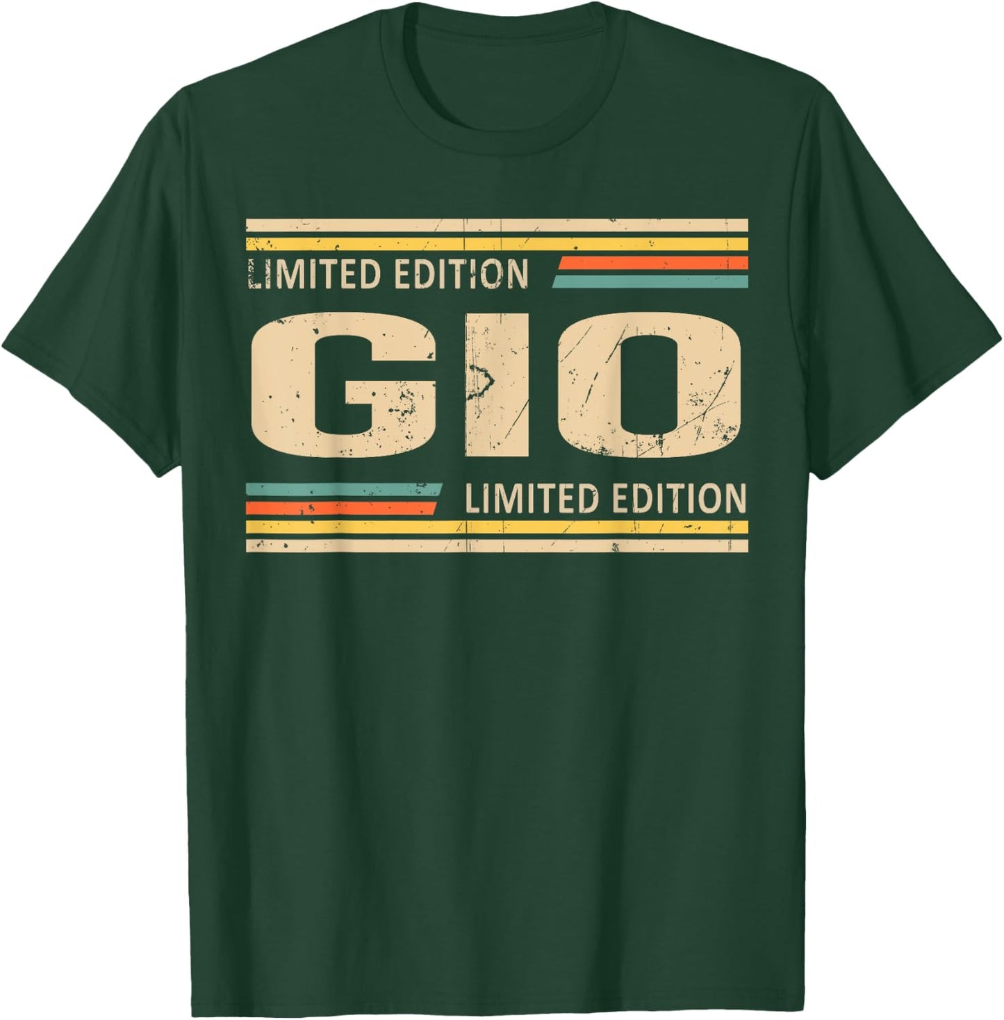 GIO Limited Edition Shirt GIO Name Personalized T-Shirt - T-Shirt | Forest