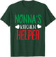 Kids Italian Granddaughter Kitchen Helper Pasta Sunday Nonna Cook T-Shirt - T-Shirt | Forest