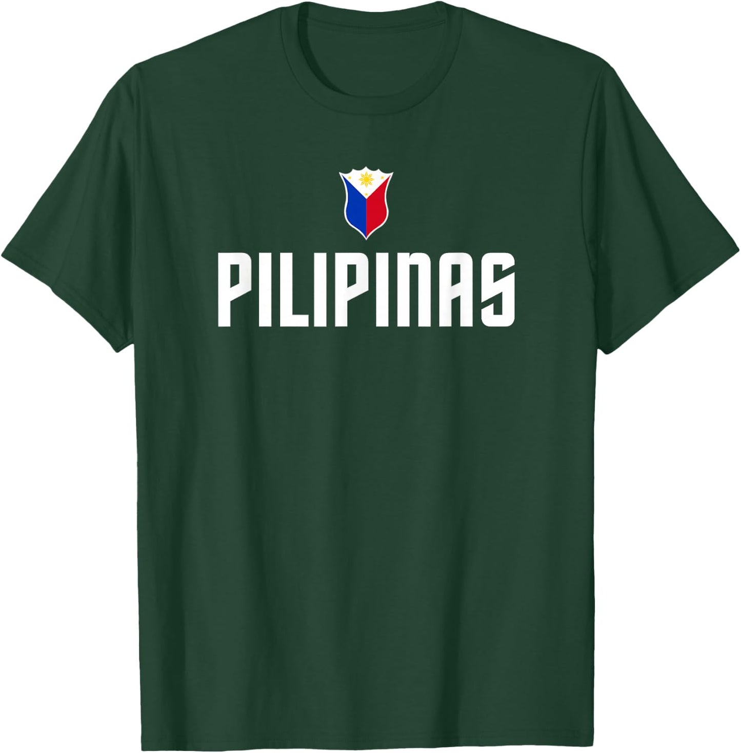 Pilipinas Basketball Wear, Gilas Philippines Casual Wear T-Shirt - T-Shirt | Forest
