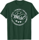 Nursing School Nurse Life funny Nurse Heart Stethoscope T-Shirt - T-Shirt | Forest