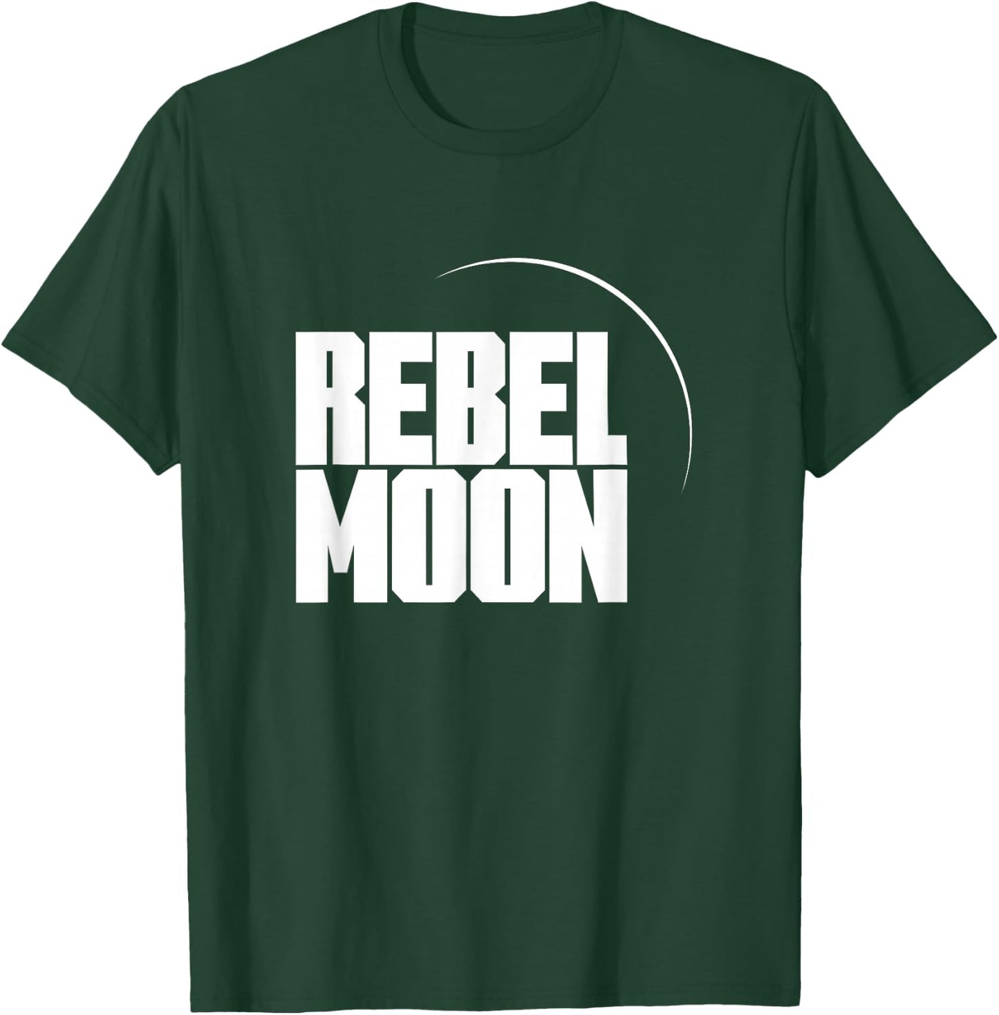 Rebel Moon White Text Movie Logo T-Shirt - T-Shirt | Forest