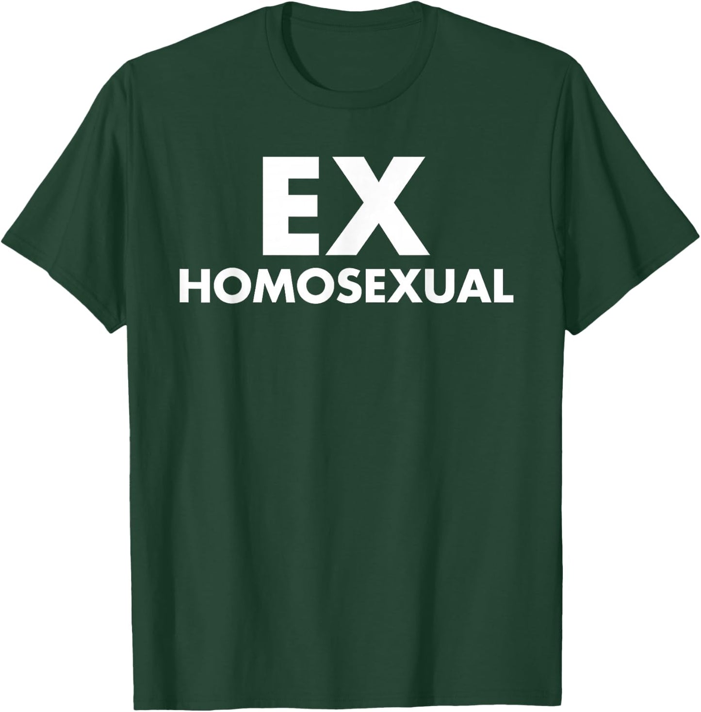 Ex Homosexual Funny LGBT Pride Month T-Shirt - T-Shirt | Forest