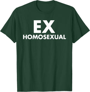Ex Homosexual Funny LGBT Pride Month T-Shirt - T-Shirt | Forest