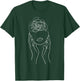 Arrow Semicolon Mental Health Awareness T-Shirt - T-Shirt | Forest