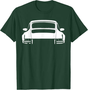 Legendary Racing Sports Car Iconic Racing Car 911 Silhouette T-Shirt - T-Shirt | Forest