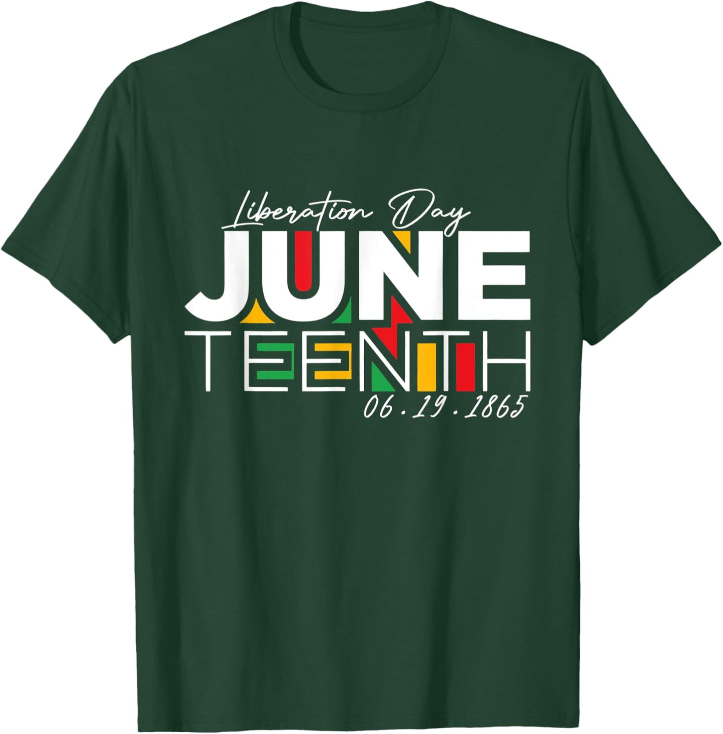 Black Women Liberation Day Juneteenth Freedom 16.09.1865 T-Shirt - T-Shirt | Forest