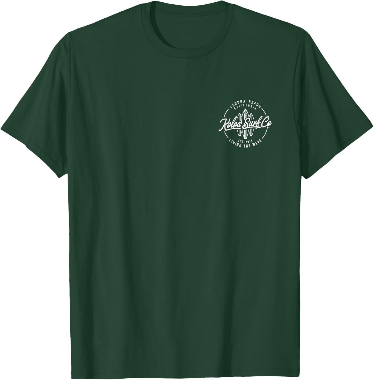 Koloa Surf Laguna Boards Logo Lightweight, Graphic T-Shirt - T-Shirt | Forest