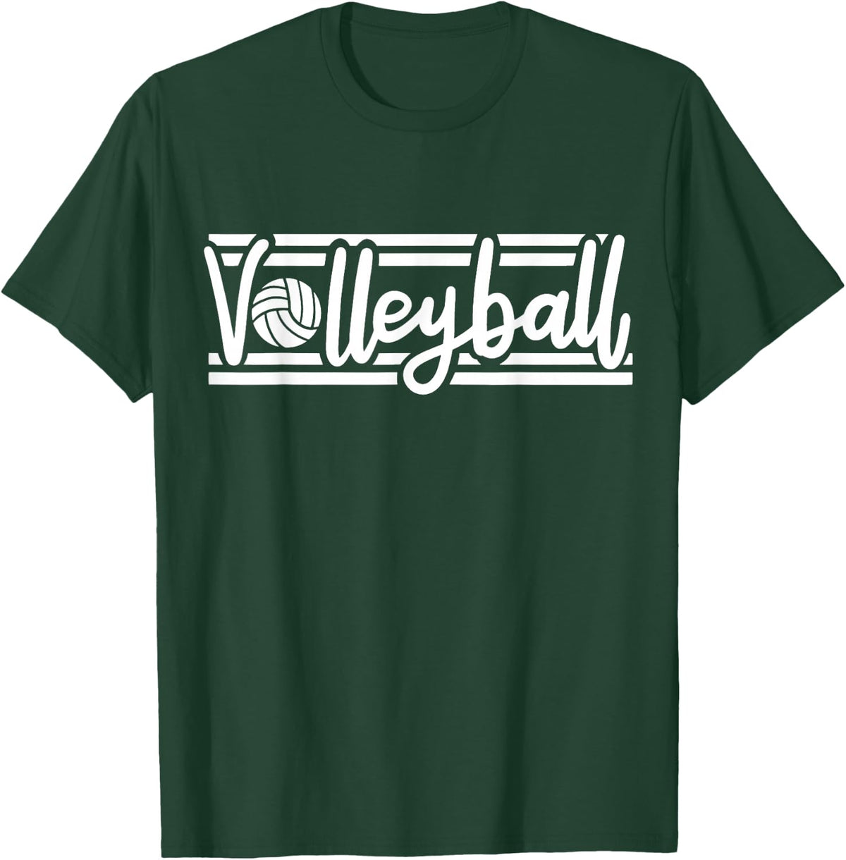 Volleyball for Girls Women T-Shirt - T-Shirt | Forest