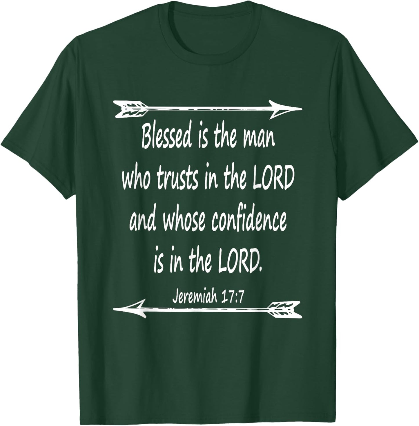 Fathers Day Bible Verse Christian Scripture T-Shirt - T-Shirt | Forest