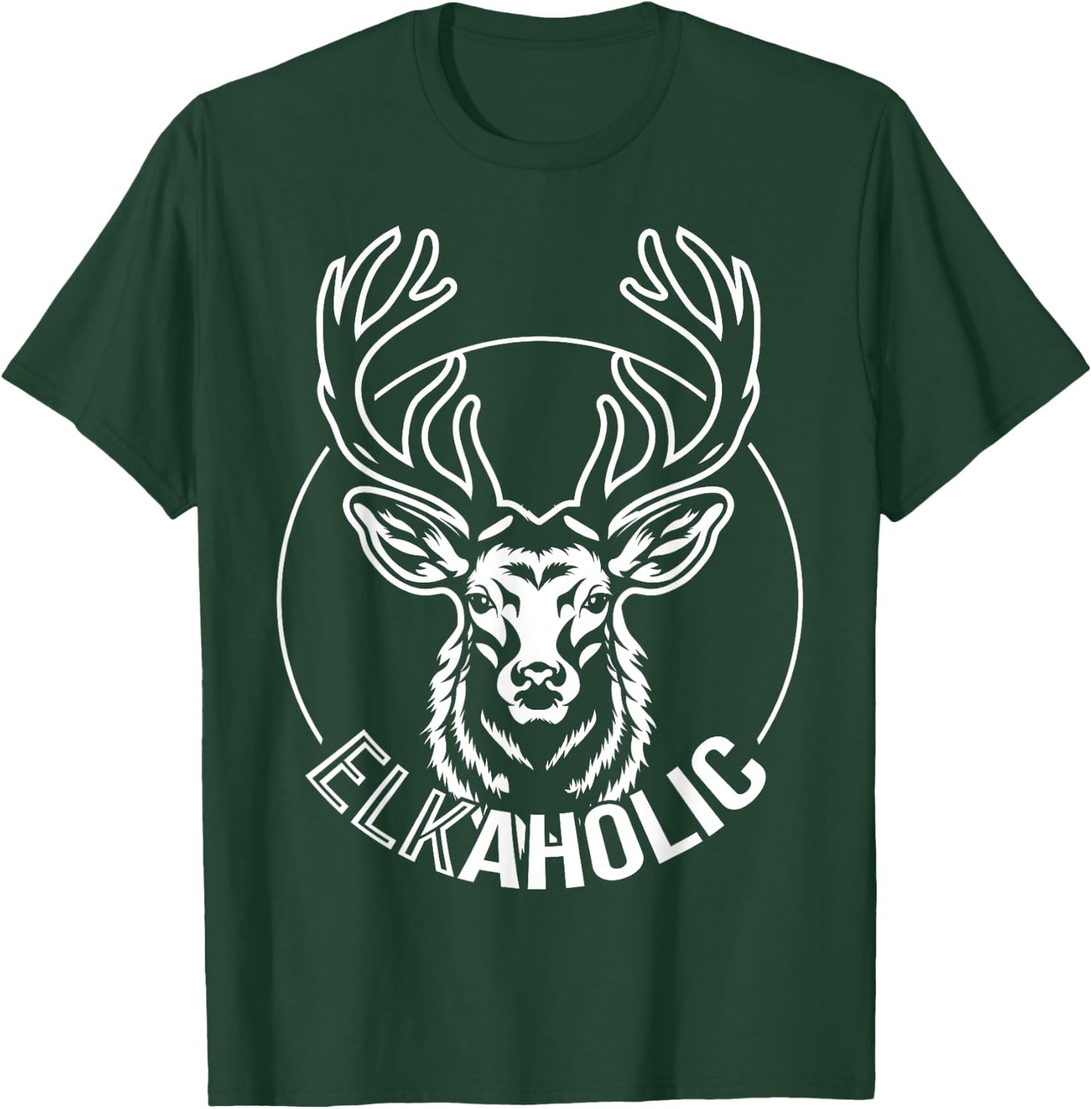 Party Elk and Deer - Elkaholic T-Shirt - T-Shirt | Forest