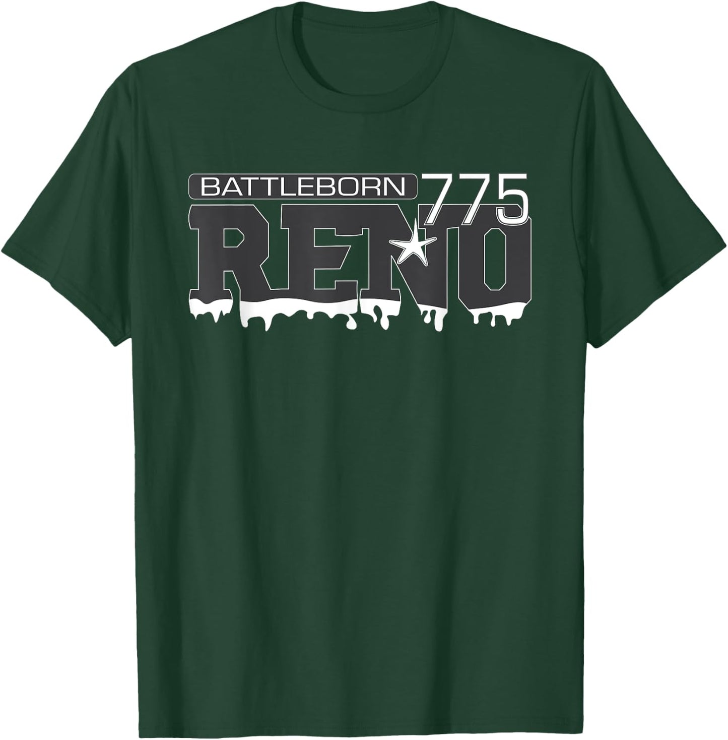 Reno Nevada Battleborn T-Shirt - T-Shirt | Forest