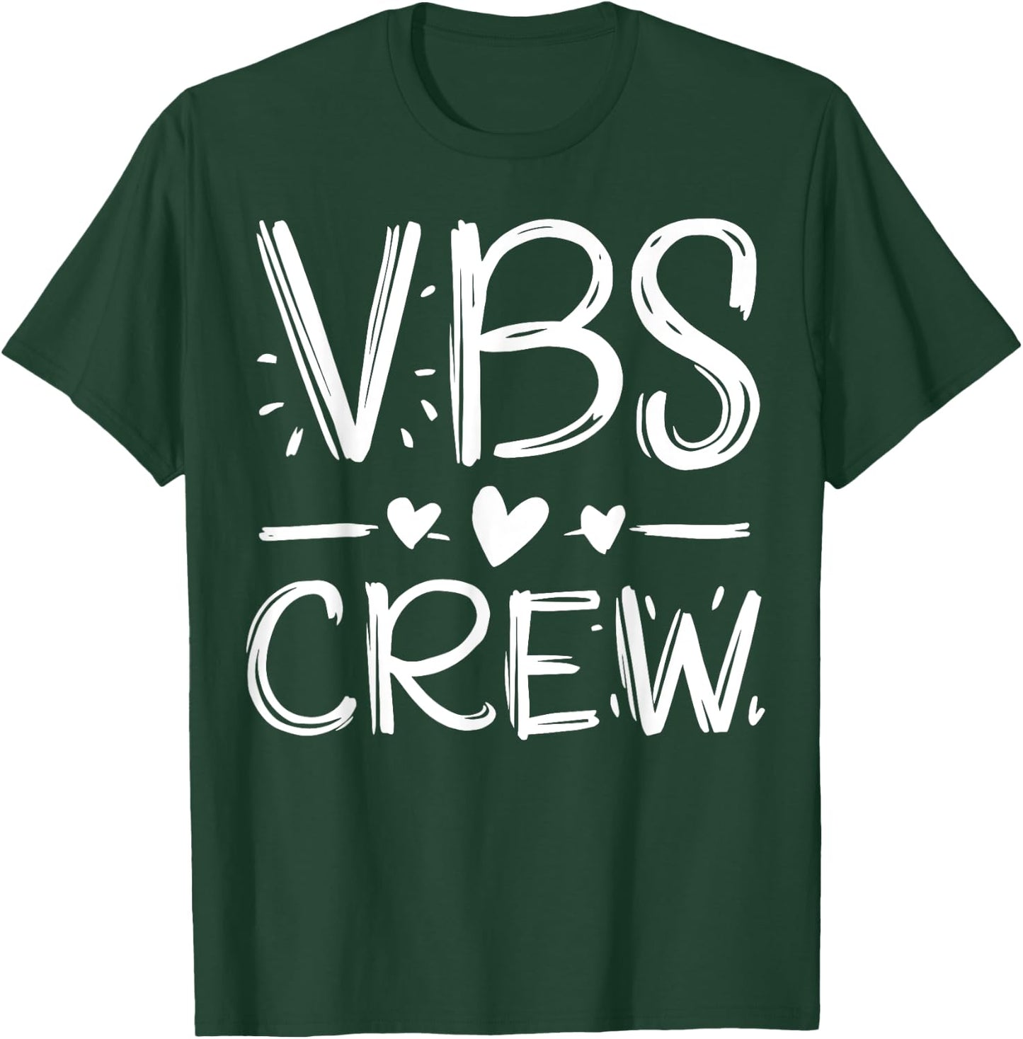 VBS Crew Faith-Based Gathering Sunday School Teacher Women Girls Kids T-Shirt - T-Shirt | Forest