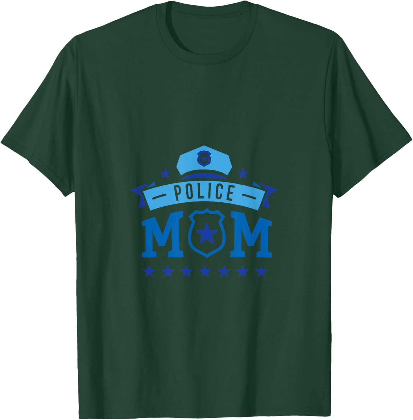 Police Mom Mothers Day T-Shirt - T-Shirt | Forest