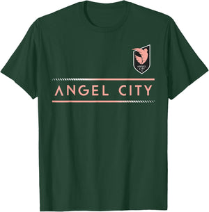 Officially Licensed Angel City FC Soccer NWSL Apparel T-Shirt - T-Shirt | Forest