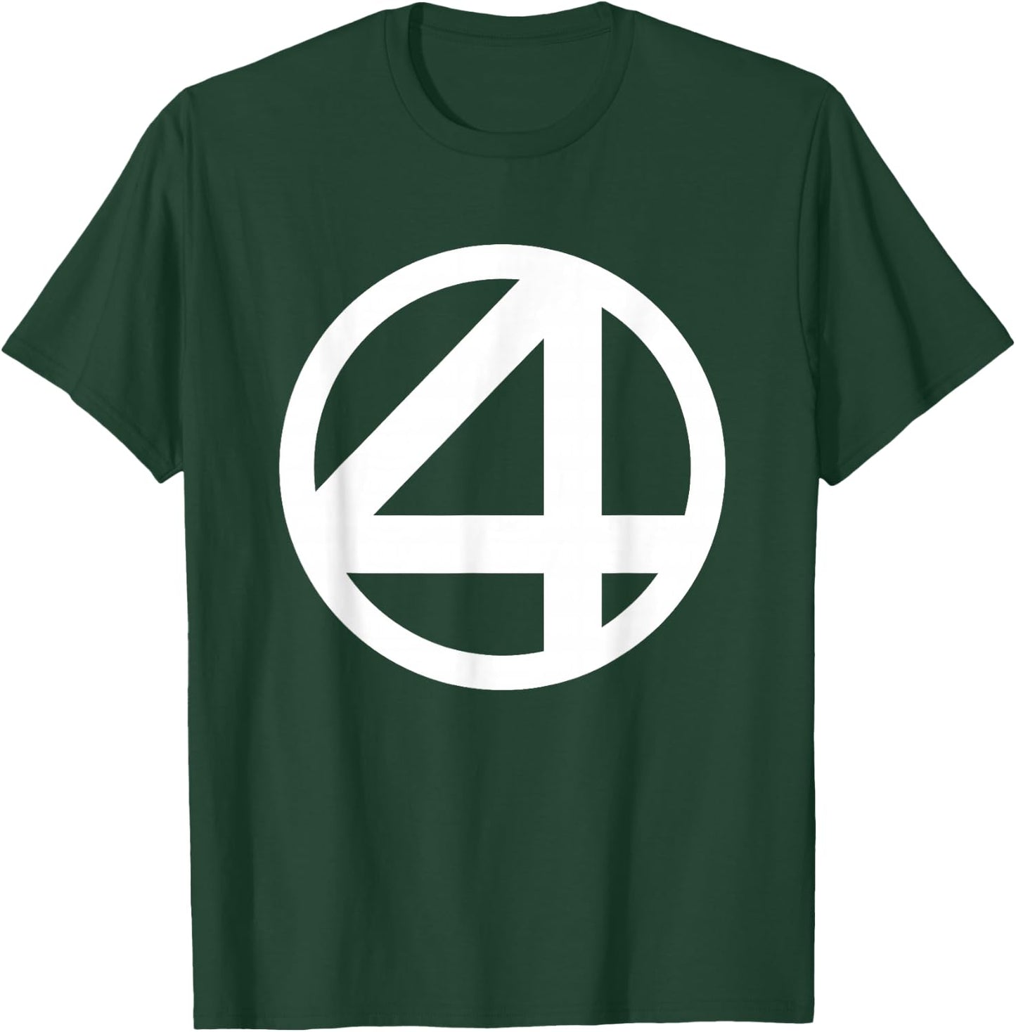 Marvel Fantastic Four Vintage Super Hero Center Badge T-Shirt - T-Shirt | Forest