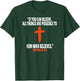 Mark 9:23 Bible Verses Scripture T-Shirt - T-Shirt | Forest